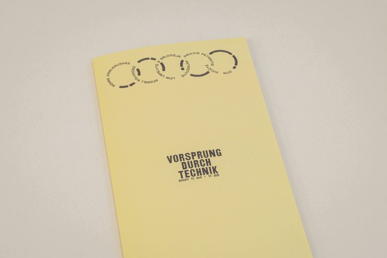 Vorsprung Durch Technik. Exhibition Essay